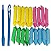 ONE1X® -18pcs Natural DIY Hair Curlers Styling Magic Twist Perm Rollers Curlers Tool Set