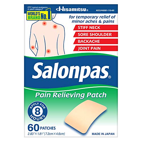 Salonpas Pain Relieving Patches, 60 Count