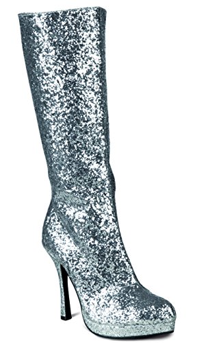 Preisvergleich Produktbild Boland Stiefel Temptation, Glitter silber