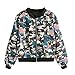 Produktbild TWBB Damen Hoodie,Herbst Winter Mantel Kordelzug Camouflage Drucken Slim-Fit Pullover Mit Reißverschluss Sweatshirt Outwear