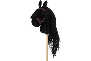 ByAstrup - Tête de Cheval Noir à chevaucher - Bois - 84351