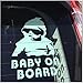 Internal Window Version-Cool Baby on Board Funny Joke Carlos Hangover Novelty Car Sticker Decal-Great Christmas Present Gift Gifts-Universal Fit