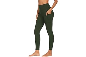 Merlvida Leggins Deportivos Mujer Cintura Alta Mallas Deporte Mujer con Bolsillos Opaque Leggings Push Up Elásticos Pantalones Ropa Deportiva Mayas Gym para Yoga Fitness Running