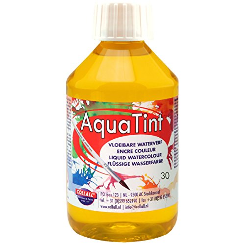Wasserfarbe flüssig - AquaTint hochpigmentiert 250ml gelb
