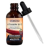 MAX Absorption, Vitamin B12 Sublingual Liquid Drops, 3000mcg Methylcobalamin Per Serving, 60 Servings, Non-GMO, Vegan Friendly