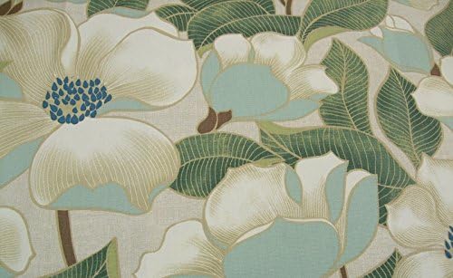 Lily Teal Fabric Sold by the Metre. Suitable for upholstery and cushion making.