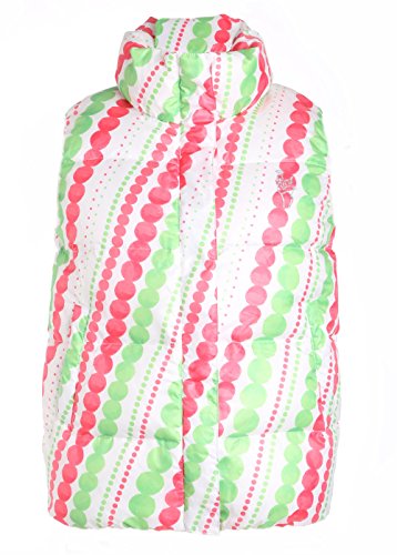 SVG-Womens-High-Neck-Polka-Dotted-Golf-Down-Vest-Casual-Sport-Winter-Gilet