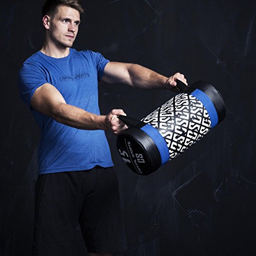 CAPITAL SPORTS Toughbag Gewichtstasche Power Bag Sandbag, funktionelles Krafttraining, mit 3 reißfesten Griffen zum Reißen, Schwingen oder Stoßen (robustes Kunstleder, gepolsterter Schaumstoff) - 2