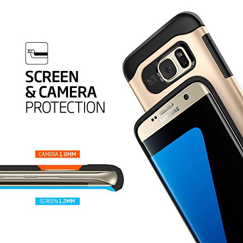 Spigen Slim Armor - Funda para m vil Samsung Galaxy S7 Edge color dorado reviews Spigen Slim Armor - Funda para m vil Samsung Galaxy S7 Edge color dorado