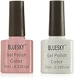 Bluesky French Manicure Kit Cream Puff and Negligee Nail Gel
