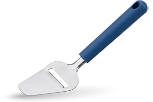 Fackelmann Osthyvel Essential – blad av rostfritt stål för fina ostskivor, ergonomiskt handtag, diskmaskinssäker, rostfritt