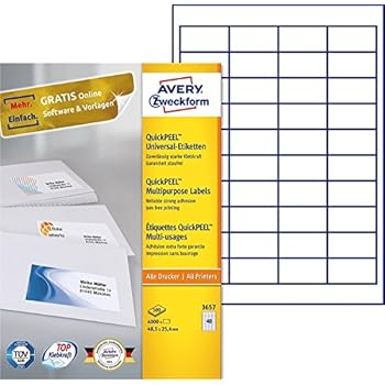 Avery Ultragrip Adresetiketten L7163-250 Klevend A4 Wit 99,1