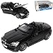 Produktbild Maisto Mercedes-Benz SLK R172 Cabrio Schwarz Matt Ab 2011 1/24 Modell Auto mit individiuellem Wunschkennzeichen