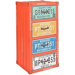 ts-ideen Commode Meuble de rangement 4 tiroirs Style industriel/conteneur 77 x 38 cm