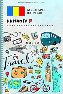 Rumania Diario de Viaje: Libro de Registro de Viajes Guiado Infantil - Cuaderno de Recuerdos de Actividades en Vacaciones para Escribir, Dibujar, Afirmaciones de Gratitud para Niños y Niñas