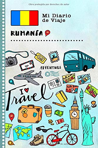 Rumania Diario de Viaje: Libro de Registro de Viajes Guiado Infantil - Cuaderno de Recuerdos de Actividades en Vacaciones para Escribir, Dibujar, Afirmaciones de Gratitud para Niños y Niñas