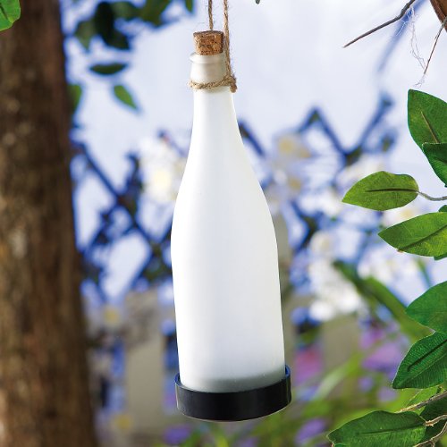 Lunartec Solar-LED-Lampe „Flaschenpost“, warmweiß, 4er-Set - 2