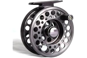 BestCity Angelrolle zum Fliegenfischen, Aluminium, Farbe 5/6, Farbe: Gunsmoke Grey (Rolle #3)