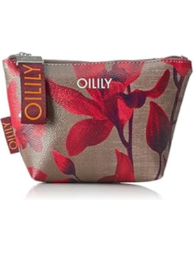 Oilily Damen Jolly Cosmeticpouch Shz Clutch, Rot (Dark Red), 6.5 x 11 x 14 cm
