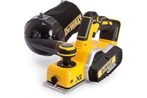 DEWALT Corps de rabot sans fil sans balais 18 V Li-ion DCP580N XR + sac à poussière DWV9390