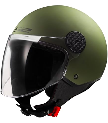 Casco Jet LS2 AIRFLOW SOLID Silver – Policarbonato HPTT, Visiera Anti-graffio E Anti-appannamento, Omologato ECE, Taglia XS