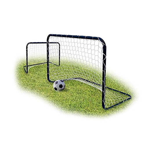 Relaxdays Kinder Fußballtor 2-er Set - 2