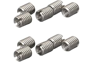 ZYNCUE Thread Reducer, Convert M12 (M12X1 75) to M8 (M8X1 25), Suitable for Shallow Threaded Holes, Long lasting and Reliable Connection(M12-M8 10MM)