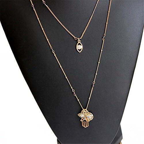 New alloy multi-layer pendant necklace necklace pendant