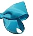 Kobwa(TM) Boutique Blue Elegant Handmade Kids Bowknot Alligator Hair Clips With Keyring
