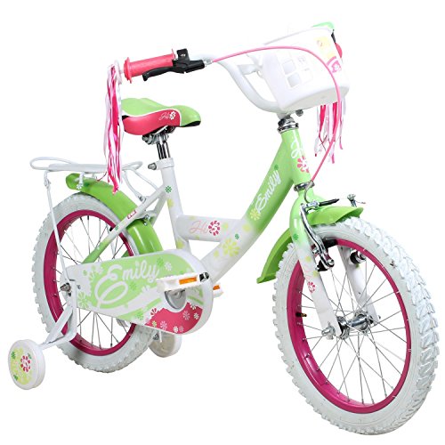 16 Zoll Hi5 Emily Kinderfahrrad für Mädchen ab 4 Jahren Fahrrad Stützräder - 2