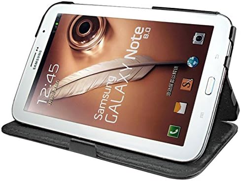 Noreve 91112t1/F 8 "Folder, File, Black, Leather Case for Tablet – Black (20.3 cm (8), Samsung Galaxy Note 8.0 GT-N5100 GT-N5110 Tablet Galaxy Note 8.0, Samsung Galaxy Note 510 etc.)