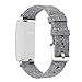 Produktbild TianranRT Ersatz gewebt Leinwand Stoff Watch Band Riemen für Fitbit inspirieren/inspirieren HR (Grau)