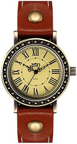 Small dial Roman numerals female form/Vintage simple quartz watch-B