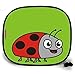 123t ANI-MATES LADYBIRD PLAIN Baby/Child Vehicle Sunshade x 1