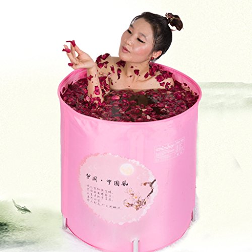 Sunjun&amp; Bath Tub Insulation Fold Adult 60 * 60cm Bath Barrels SPA Bucket Newborns Swimming Pool