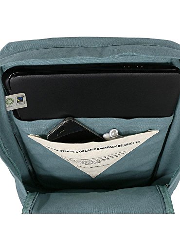 Ansvar II Rucksack aus Bio Baumwoll Canvas - Hochwertiger Damen   Herren Tagesrucksack aus 100  nachhaltigen Materialien - Wasserabweisend - Rucksack 