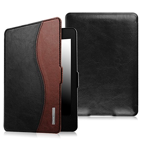 Fintie Kindle Paperwhite Hülle - Die dünnste und leichteste Smartshell Case Schutzhülle Tasche mit auto Sleep / Wake für den neuen Kindle Paperwhite 2015 (mit 300 ppi-Display, 6 Zoll, und integrierter Beleuchtung) und alle Modelle von 2012, 2013, 2014, Dual Color