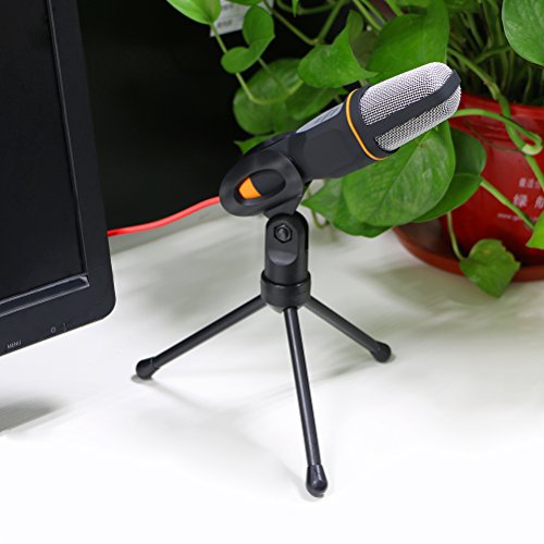 tonor 3,5 mm Klinkenstecker Kondensator Sound Mikrofon für Computer schwarz - 6