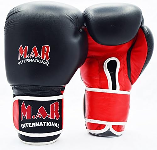 Genuine Leather Boxing Gloves Bag Mitts for Kids & Adults Kickboxing Gear Thai Boxing Equipment MMA Supplies Muay Thai Training Black 2oz 4oz 6oz 8oz 10oz 12oz 14oz 16oz 18oz 20oz