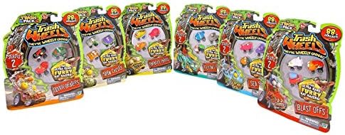 The Trash Pack Wheels Series Wheely Gross 4 Pack - 6 packs (24 Trash Wheelies in Total!)