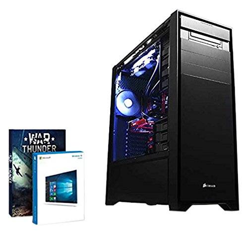 Vibox VBX-PC-16450 Limitless 6 Gaming Desktop-PC (Intel Core i7 5960X, 64GB RAM, 3480GB HDD, NVIDIA Geforce GTX Titan X, Win 10 Home) schwarz