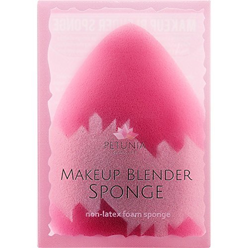 Makeup Sponge Blending Applicator Single NonLatex Foam Cosmetic Liquids, Creams, Foundation, Contouring and Shading Reusable West or Dry