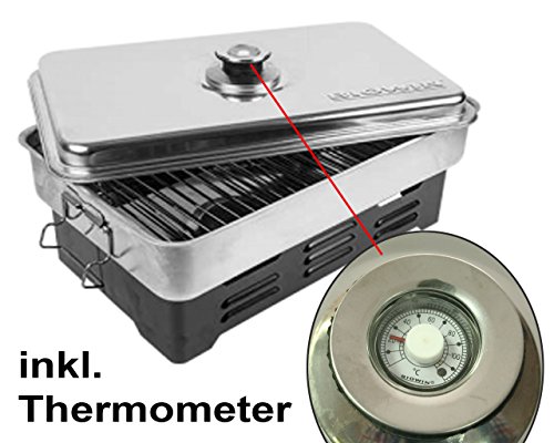 Preisvergleich Produktbild Tischräucherofen Räucherofen mit Thermometer
