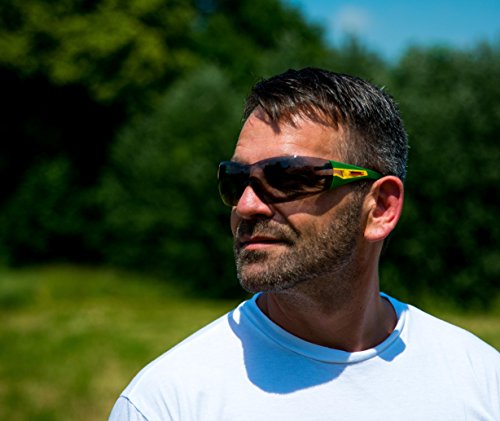 Uvex Pheos Arbeitsschutzbrille und Freizeitbrille Soccer Edition inklusive Stoff-Etui, grün, Pheos1a - 3