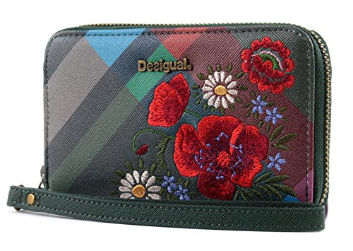 Preisvergleich Produktbild DESIGUAL MONE MINZIP MADRAS FOLK FLORES -