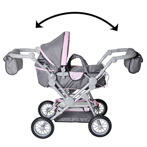 Imagen 2 de Knorrtoys.com 10410 Twingo S Rockstar - Cochecito de paseo para muñecas en color gris