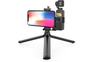 Smatree - Soporte para teléfono con trípode Compatible con dji OSMO Pocket 2/ Pocket1 y iPhone 14/13/12/11 Pro MAX, Soporte portátil para Fijar Osmo Pocket Accesorios