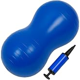 Leyaton Pilates Topu Fıstık Top Egzersiz Fitnes Spor Aleti Pilates Top Plates Topu MAVİ Tek Ebat, Tek Ebat, fsttp01, MAVİ