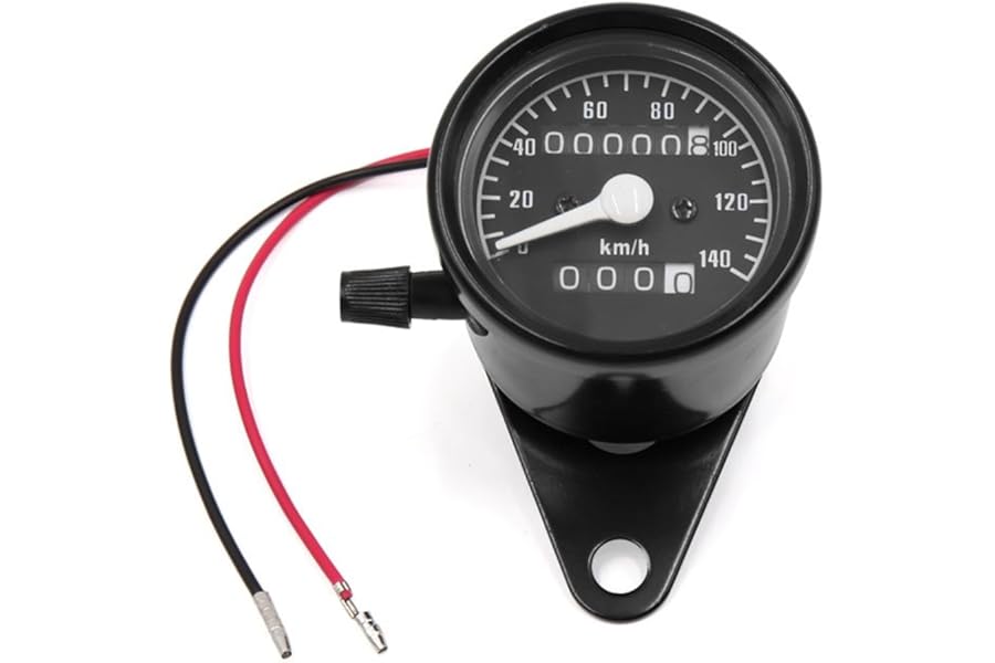 sourcingmap Universal Shell Dual Tachometer Odometer Speedometer Gauge