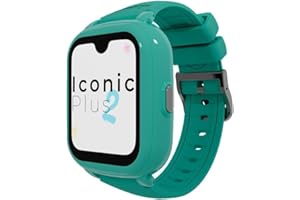 SaveFamily Iconic 2 Plus 4G. Smartwatch voor kinderen. Videogesprek, Video, Beller-ID, Muziek, Bluetooth, App Store, Whatsapp. GPS-kinderhorloge, Camera, SOS, waterdicht (Iconic 2 Plus, Mint)